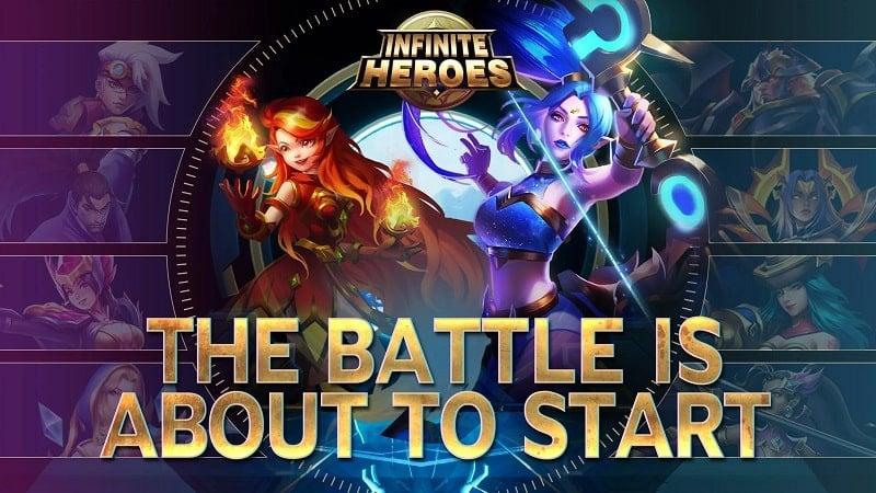 infinite heroes:afk idle games APK 1