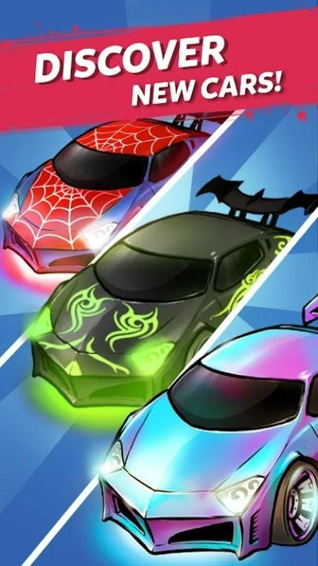 Merge Neon Car APK 3