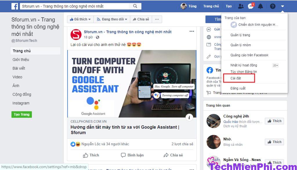 Ứng dụng xác thực Facebook 