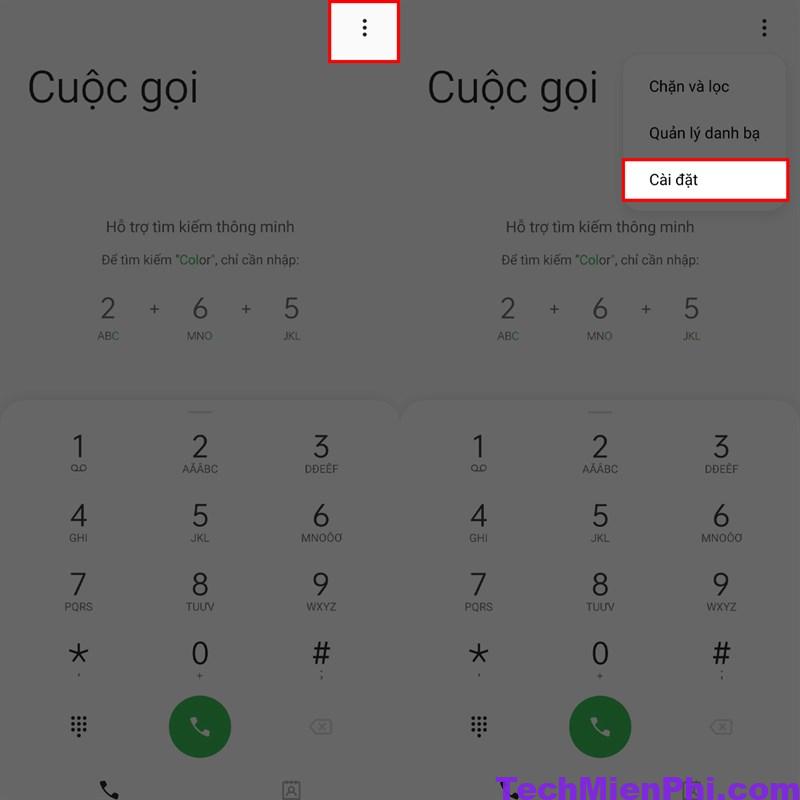 Ghi âm cuộc gọi OPPO lưu ở đâu