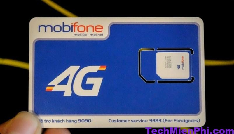 sim điện thoại MobiFone đã bị hư hỏng