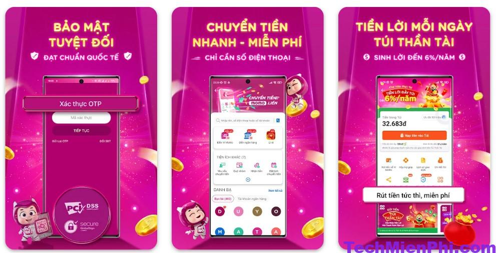 Cập nhật app Momo