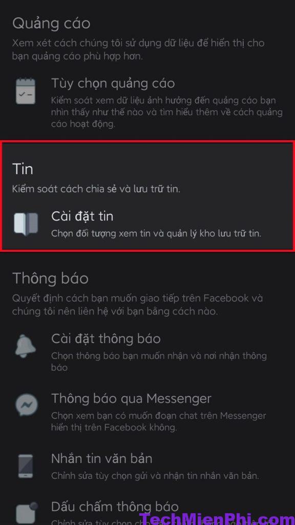 Story trên Facebook bị mất