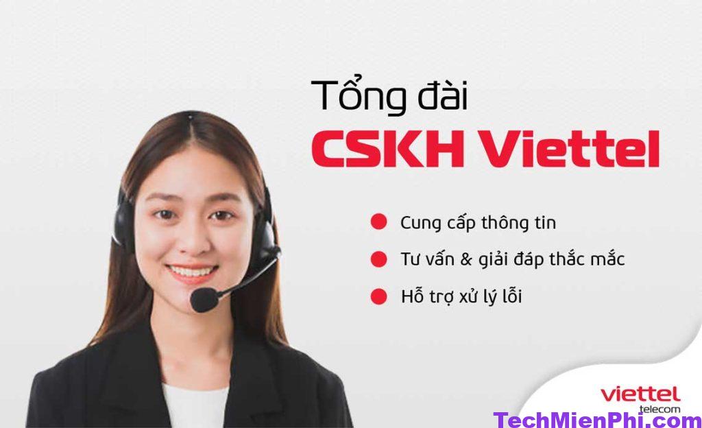 Gọi vào số của tổng đài Viettel để báo lỗi