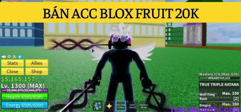 Website bán acc Roblox chỉ với mức giá 20k