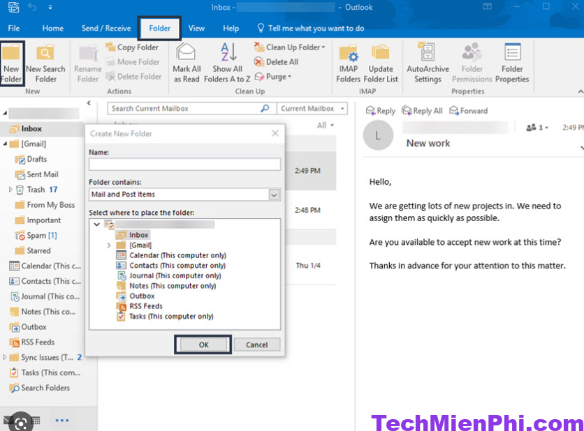 Cách tìm folder bị ẩn trong outlook nhanh chóng, đơn giản