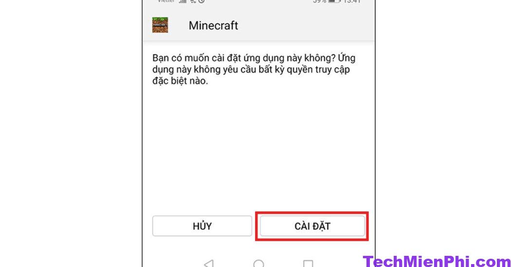 Cách tải Minecraft AppVN PE 1.19 1.20 tiếng việt