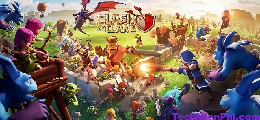 Tải Clash of Clans Hack Apk cho Android, IOS (Vô hạn tiền, vô hạn lính)