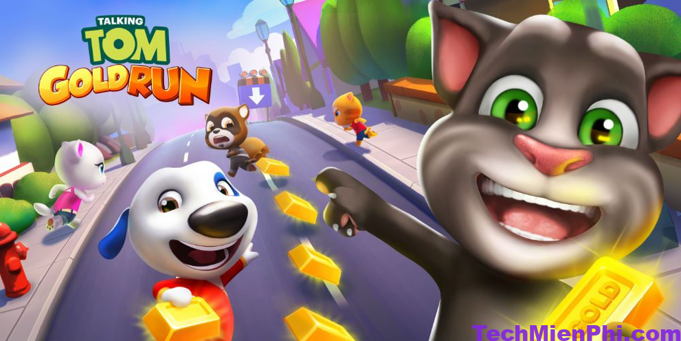 Tải Game Hack Talking Tom Gold Run Appvn (Vô hạn tiền, Kim cương)