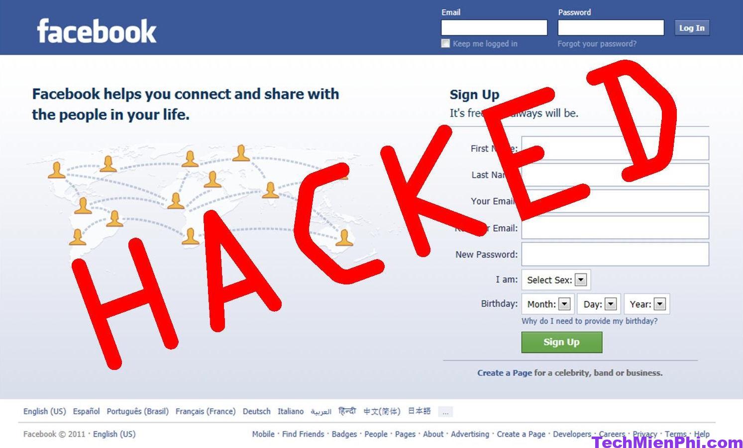 Cách lấy lại tài khoản FaceBook bị Hack đổi Email và SĐT