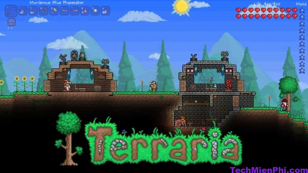 Tải Terraria Apk 1.4.4.9,5 MOD Apk Việt Hóa cho Android (Vô hạn trang bị)