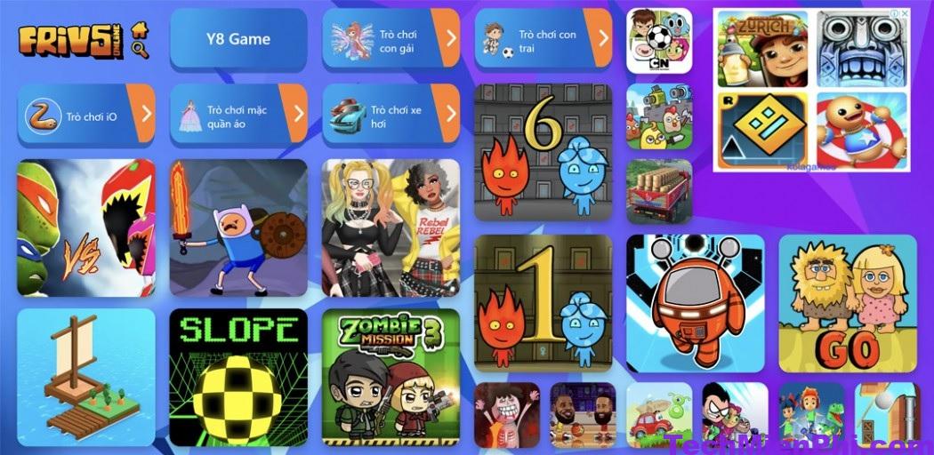 Game Y8: Chơi trò chơi trực tuyến miễn phí