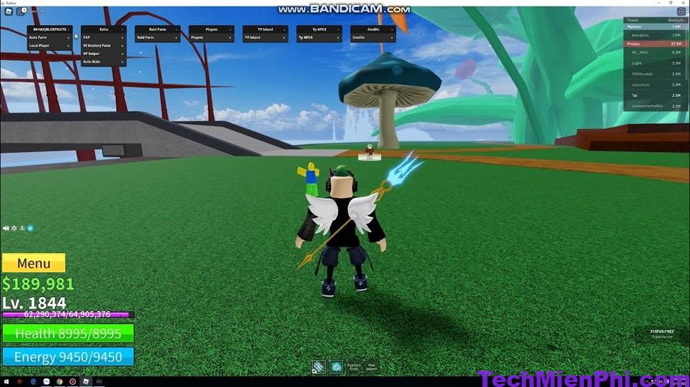 hack blox fruit no key