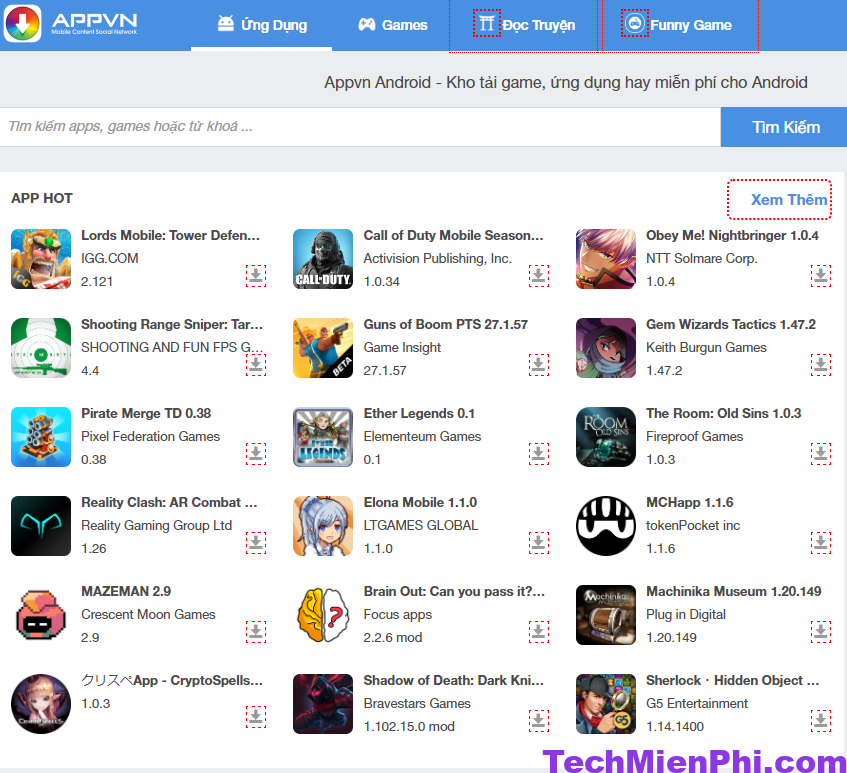 Appvn APK: Tải game MOD APK miễn phí