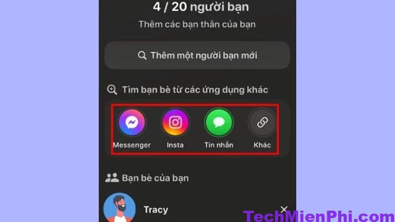 cách kết bạn trên locket trên android